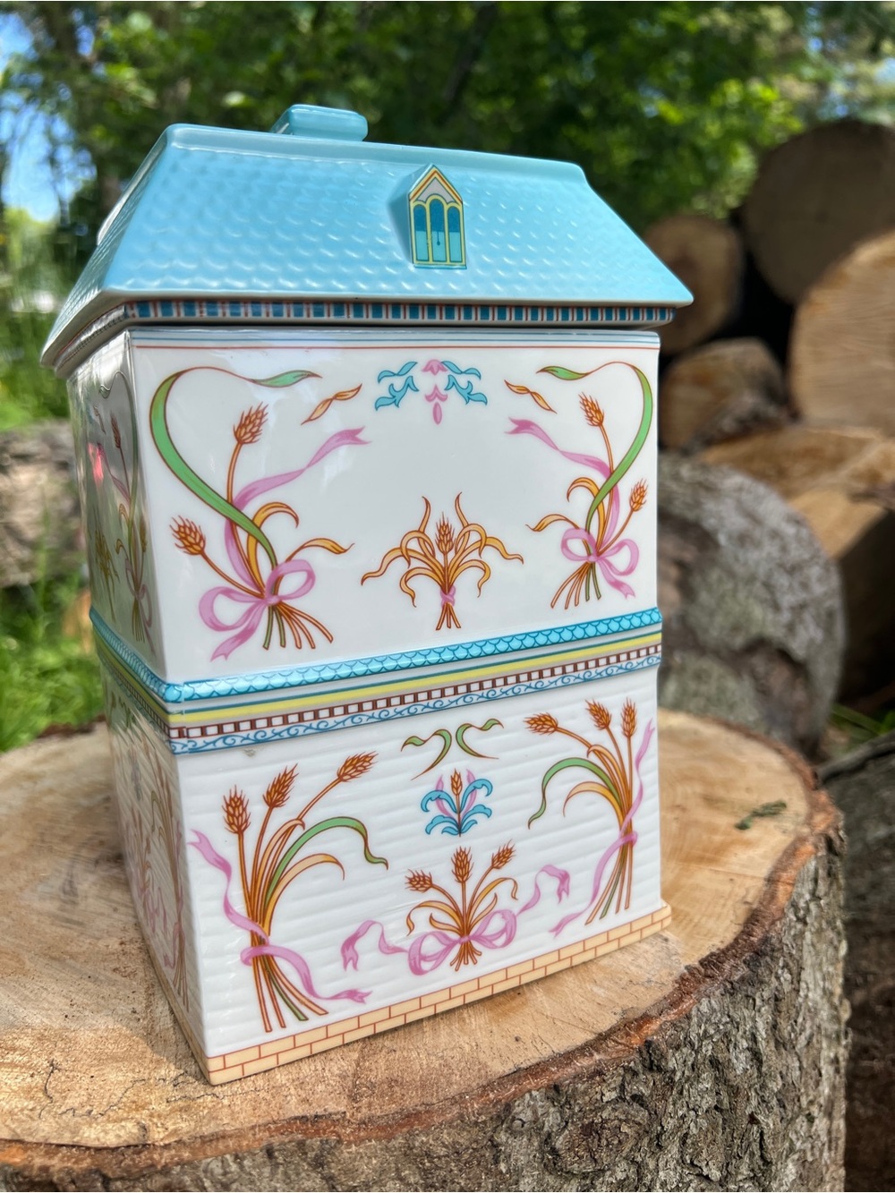 1990 Lenox Village Flour Bake Shoppe Canister - Picture 9 of 16
